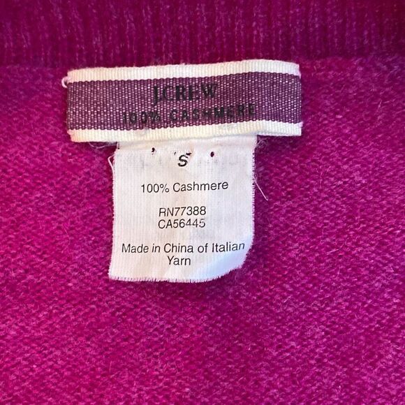 J crew 100% cashmere v neck sweater - Picture 2 of 4